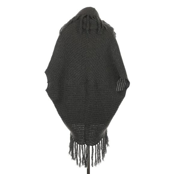 Ralph Lauren Collection Shawl Cardigan Wool Cashmere Sweater Fringe Poncho $500 - Picture 6 of 9